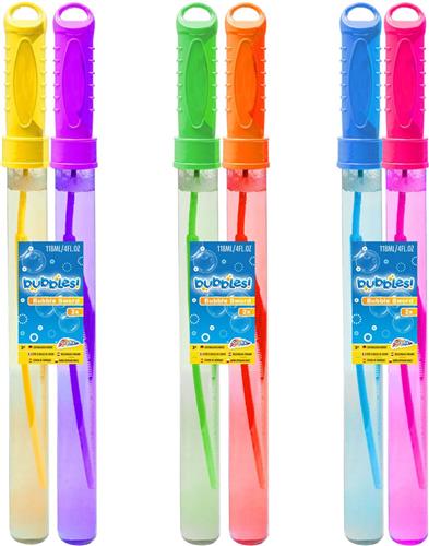 Grafix Bellenblaaszwaard - Bellenblaas Zwaard - 3 Stuks - Kind - Diverse Kleuren - Buitenspeelgoed - Mega Bellenblaas