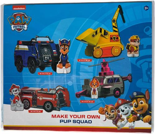 Paw patrol - bouw projecten - Bouw je eigen voertuigen & toren! - hobby pakketten