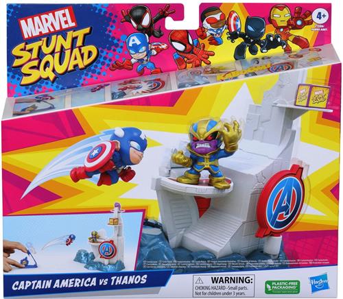 Marvel Stunt Squad -Captain America vs Thanos- Hasbro