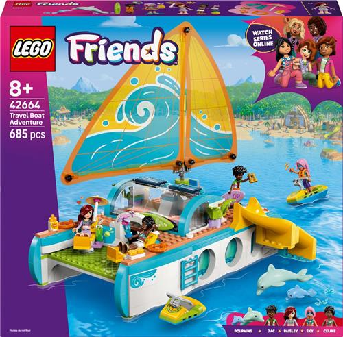 LEGO Friends Avontuurlijke Bootreis Boot Speelgoed voor Kinderen - 42664