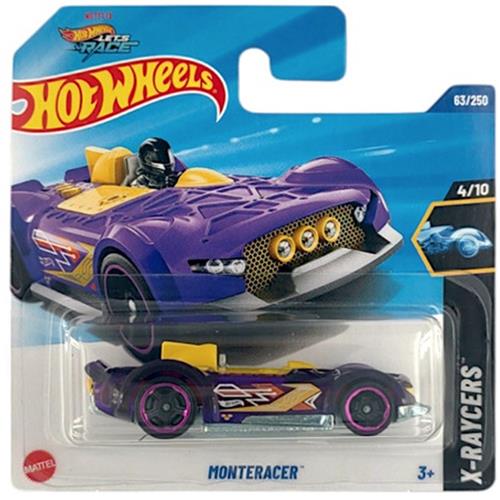 HOT WHEELS MONTERACER METALIC PURPER 63/250 HW X-RACERS 4/10