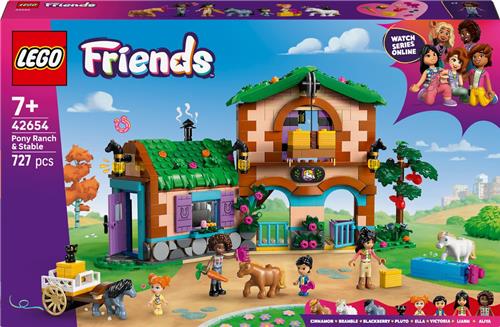 LEGO® Friends Ponyboerderij en Stal Bouwset - 42654