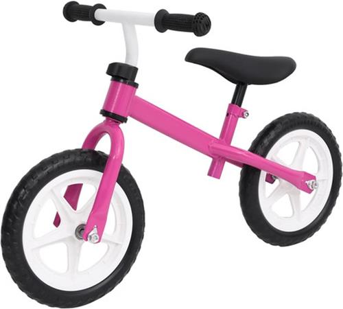 vidaXL Loopfiets met 10 inch wielen roze