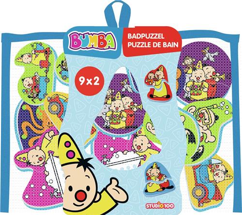 Bumba badpuzzel - 9 badpuzzels uit 2 delen - kleeft op de badrand