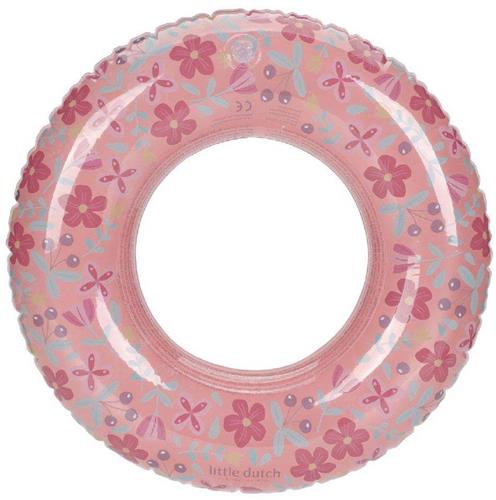 Little Dutch Pink Flower Zwemring, 50cm