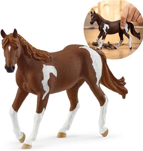 SLH14901 Schleich Horse Club - Merrie paint horse, beeldje voor kinderen 3+