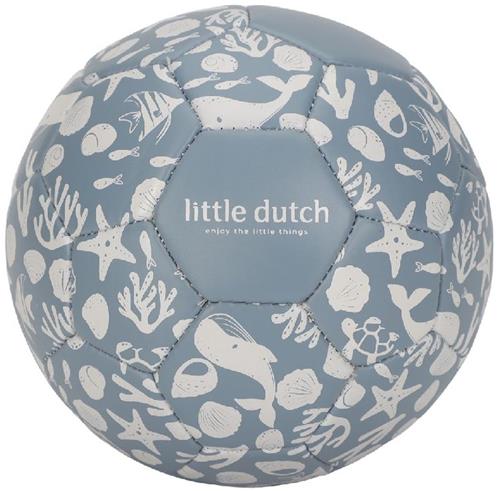 Little Dutch Mini Bal Blauw, 16cm