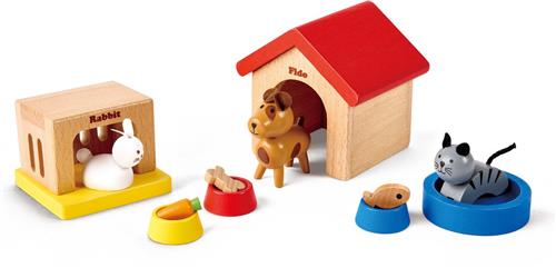 Hape huidieren set voor poppenfamilie E3455