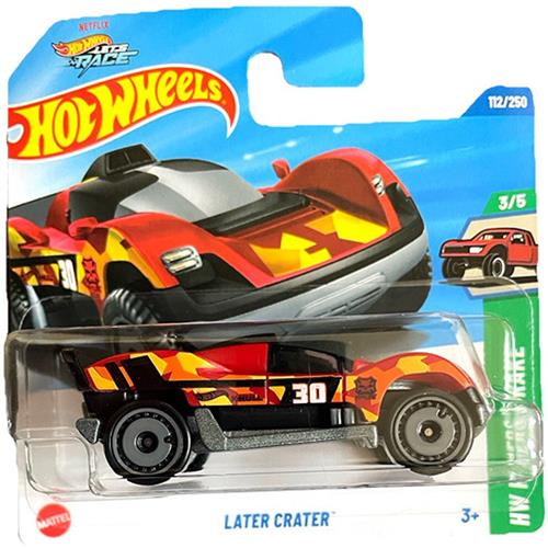 HOT WHEELS LATER CRATE RED 112/250 HW REVERSE RAKE 3/5