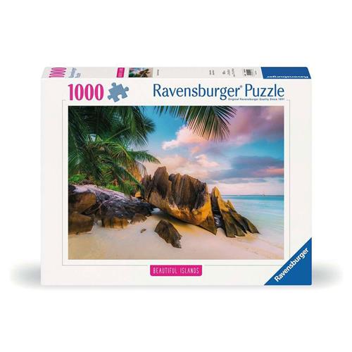 Ravensburger puzzel Beautiful Islands - Seychelles - 1000 stukjes.