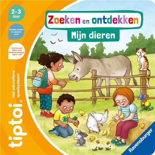 Ravensburger - tiptoi® - Zoeken en Ontdekken: Mijn Dieren - Interactief Leersysteem
