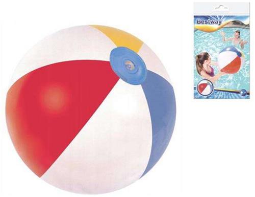 OpblaasStrandbal - Ø 51 cm - Groot Formaat - Strandbal groot - Voor Strand, Tuin & Zwembad - Kindvriendelijk - Strandbal zwembad