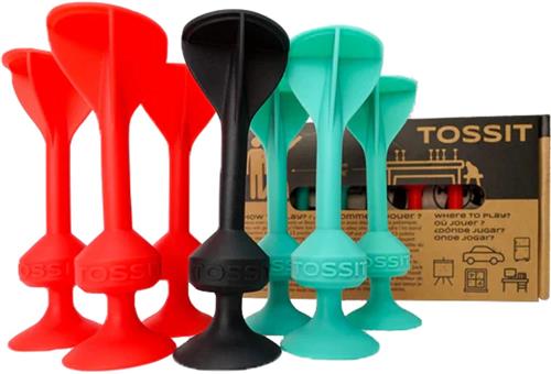 999 Games - Tossit - Starter Pack - Rood-Turquoise - Darts - Petanque - Voor binnen en buiten - Onverwoestbaar en gemakkelijk schoon te maken