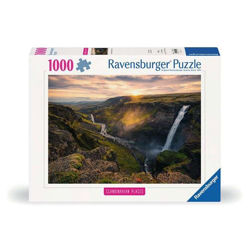 Ravensburger puzzel Háifoss - Iceland - 1000 stukjes.
