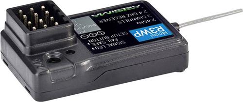 Absima R3WP 3-kanaals ontvanger 2,4 GHz Stekkersysteem JR/Futaba
