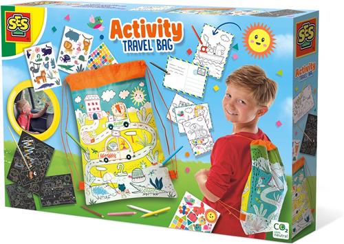 SES - Activiteiten rugzak - voor onderweg - 3 in 1 - grote tas