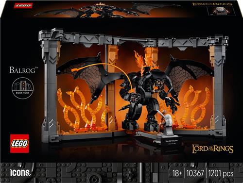 LEGO Icons Boekensteun: The Lord of the Rings  Balrog Set - 10367