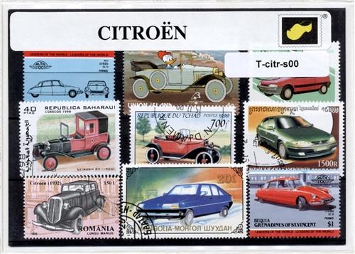 Citroen  Luxe postzegel pakket (A6 formaat) : collectie van verschillende postzegels van Citroen  kan als ansichtkaart in een A6 envelop - authentiek cadeau - kado - geschenk - kaart - automerk - Frans - frankrijk - eend - Type A - 2CV - DS - CX
