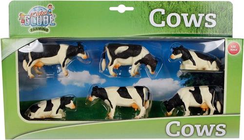 Kids Globe Koeien 1:32, 6st.