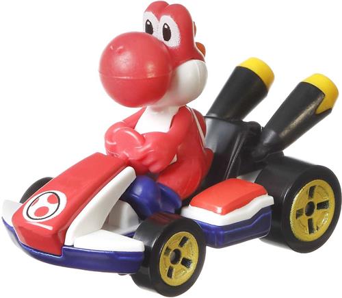 Hot Wheels Mario Kart Vehicle, Auto, 3 jaar, Zwart, Blauw, Rood, Wit