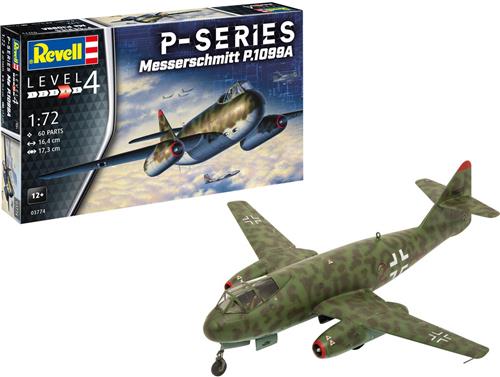 1:72 Revell 03774 Messerschmitt Me P.1099 - P-Series - Vliegtuig Plastic Modelbouwpakket