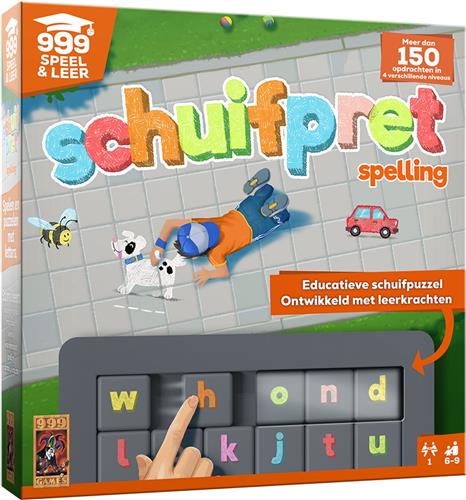 999 Games - Schuifpret Spelling - Educatief Taalspel - Spelenderwijs leren