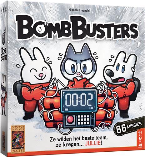 999 Games - Bomb Busters - Bordspel - Coöperatief deductiespel