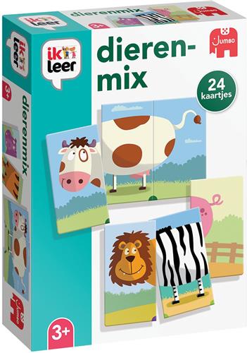Jumbo I Learn Animal mix, Bordspel, Educatief, 3 jaar, 15 min