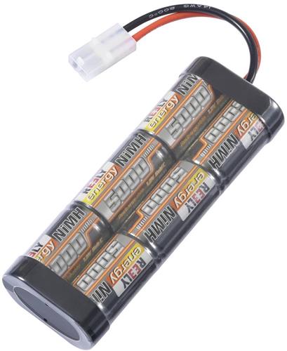 Reely NiMH accupack 7.2 V 5000 mAh Aantal cellen: 6 Stick Tamiya-stekker