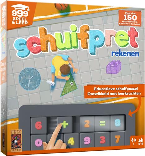 999 Games -Schuifpret Rekenen - Educatief Rekenspel - Kinderspel - Educatief Speelgoed -