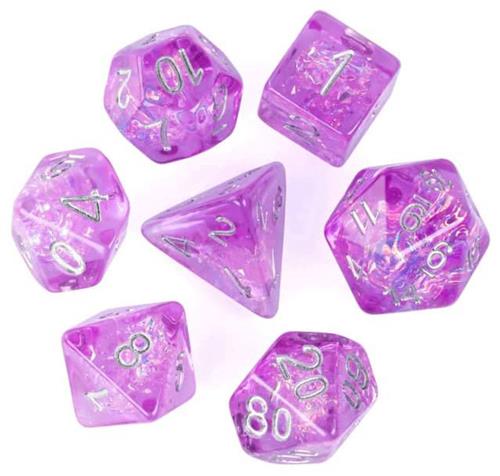 Dobbelst.Set CandyPaper Paars