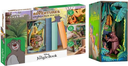 Revell 00535 Tiny Adventures - Disney "The Jungle Book" - Boekhoekje met LED Verlichting - 18x11x23cm Houten Modelbouwpakket