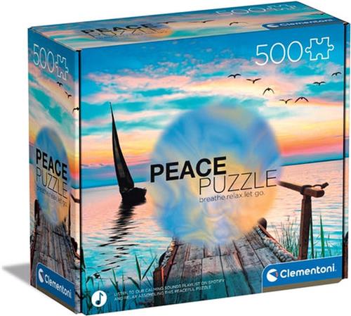 Clementoni - Puzzel - 500 Stukjes - Peace Puzzel - Puzzel Voor Volwassenen