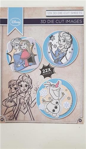 3D stansblok - Disney Frozen -
