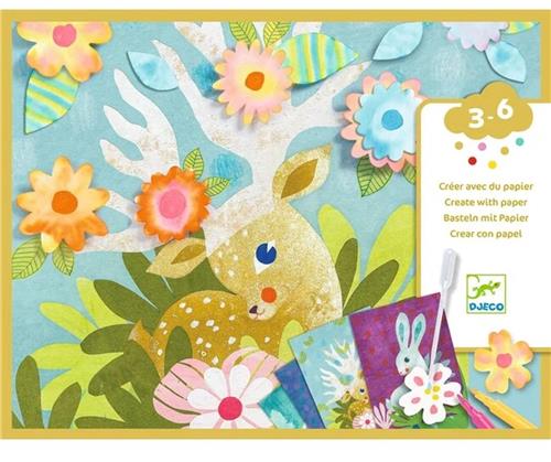 Creatief met papier. Met vloeipapier