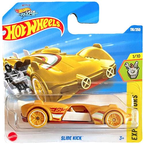 HOT WHEELS SLIDE KICK GOLD/WHITE 2025 116/250 HW EXPERIMOTORS 1/10 (1:64)
