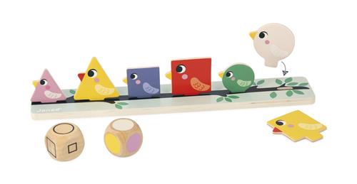 Janod Pedagogie - Vogels sorteren op kleur, grootte en vorm