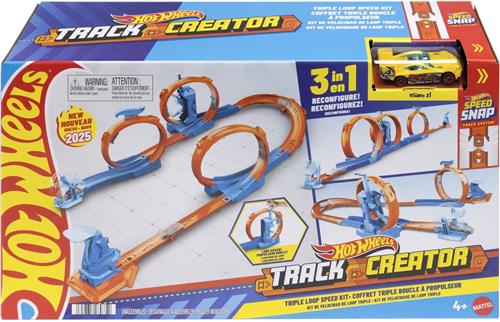 Hot Wheels Track Creator Set met Drievoudige Looping