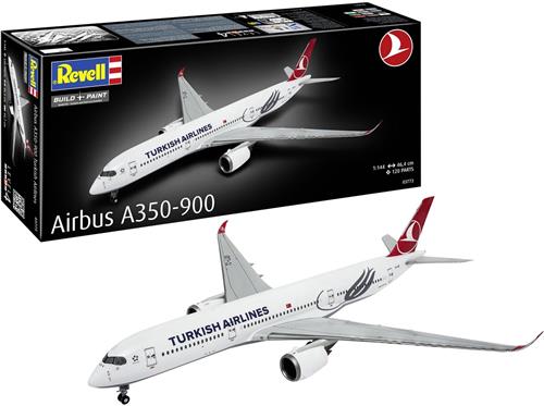 1:144 Revell 03773 Airbus A350-900 "Turkish Airlines" - Civiel Vliegtuig Plastic Modelbouwpakket