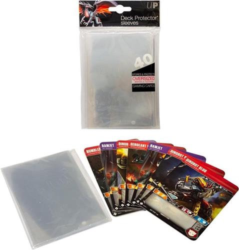 Asmodee SLEEVES oversized Clear ct40 -