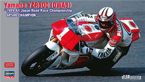 1:12 Hasegawa 21738 Yamaha YZR500  0WA8  1989 All Japan Road Race Championship GP500 Kampioen Plastic Modelbouwpakket