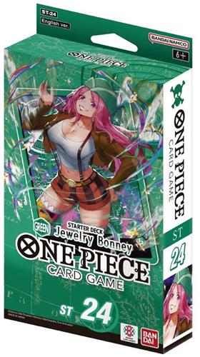One Piece Card Game  Starter Deck ST24 Green Jewelry Bonney  TCG Kaartspel  Speelklaar Deck  Engelstalig