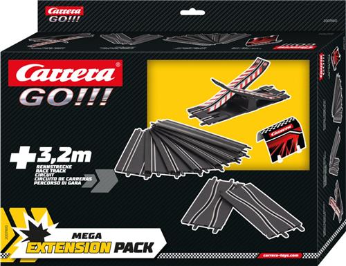 Carrera GO!!! Uitbreidings Pack Set - Mega Set - 11 Baandelen Racebaan onderdeel
