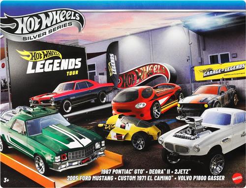 Hot Wheels Set van 6 HW Legends Voertuigen (Stijlen Kunnen Variëren)