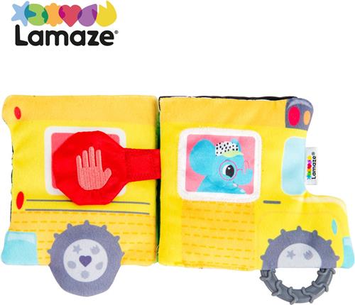 Lamaze Accordeon Bus Babyboekje - Educatief Babyspeelgoed - Spelen en Ontdekken
