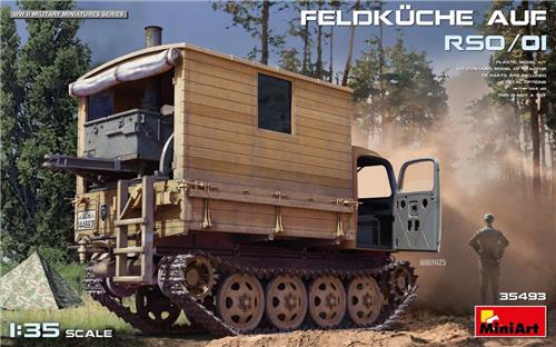 1:35 MiniArt 35493 Steyr RSO - Veldkeuken op RSO/01 - Duits Militair Rupsvoertuig - Truck Plastic Modelbouwpakket