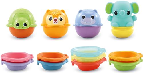 VTech Baby COFFRET DE BAIN EMPILO RIGOLO, 1 jaar, Kunststof, Meerkleurig