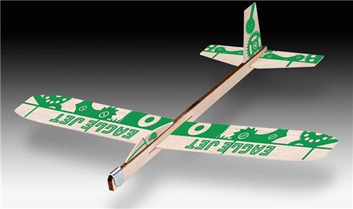Revell 24330 Flying Action Balsa Birds - Groen Houten Modelbouwpakket