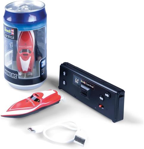 1:58 Revell 23569 RC Boot Mini - Speedboat Rood - 7,5cm RC Model Kant en Klaar