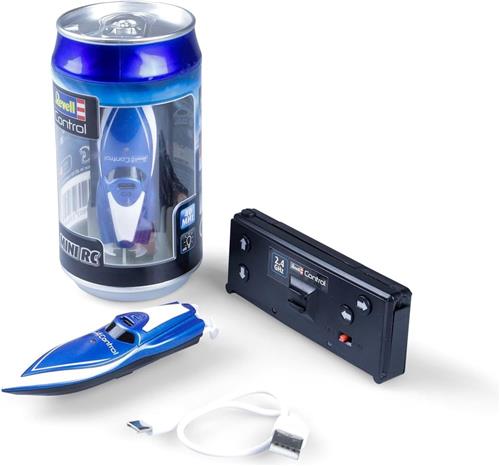 1:58 Revell 23570 RC Boot Mini - Speedboat Blauw - 7,5cm RC Model Kant en Klaar